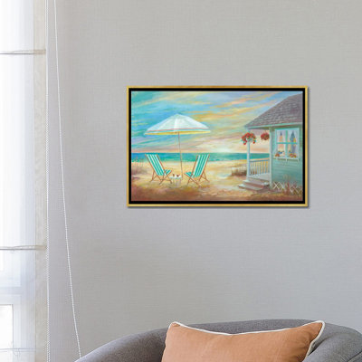 «Beach Cottage» par Ruane Manning - reproduction d'art