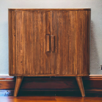Chorio Solid Wood 2 - Door Rectangle Accent Cabinet