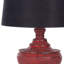 Ensemble de lampe de table rouge 29" Sebastian