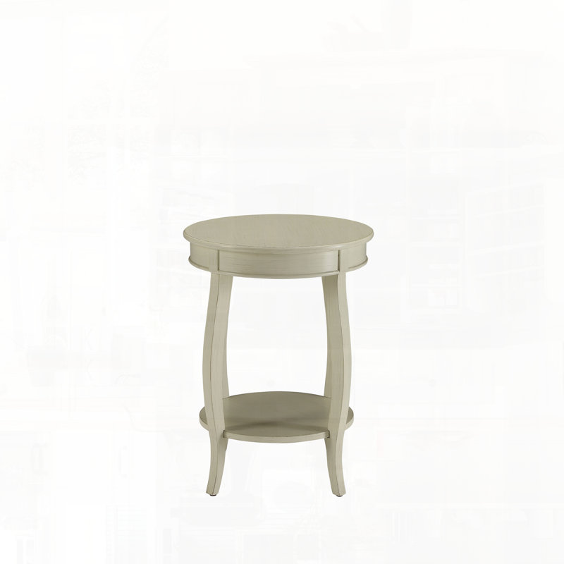 Aberta End Table, Antique White