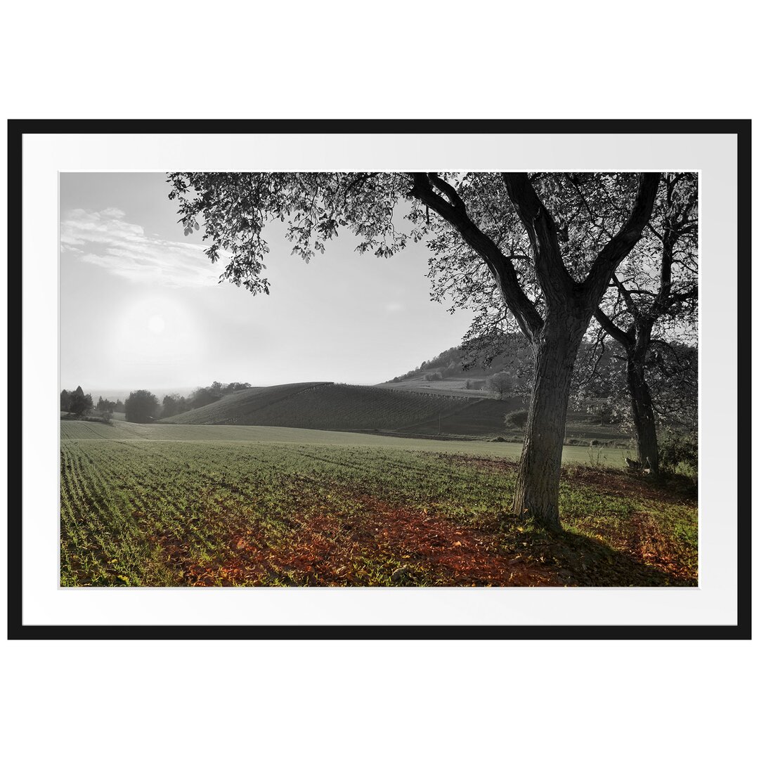 Landschaft im Herbst Gerahmtes Poster