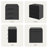 Ovellette 23.5" Curved 3-Drawer Nightstand Set of 2-1034772128