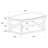 Attalus 3-piece Glass Top Coffee and End Table Set Dark Merlot-809282559