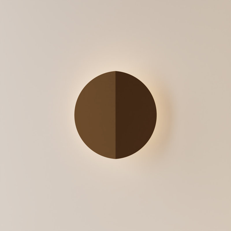 Lune Wall Sconce, Walnut