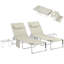 Chaise longue pliante pour patio