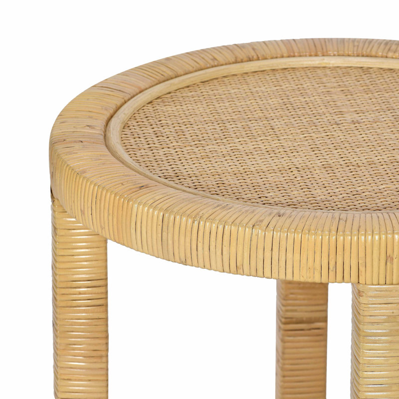 Table d'appoint en rotin naturel Amara