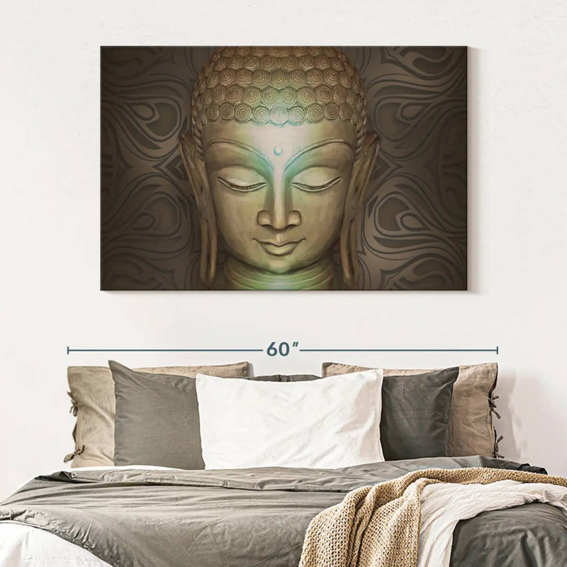 Leisha Beige Buddha, 34" H x 51" W