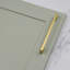 Brushed Brass Slim Square D-Bar Handles-120768038