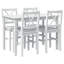 4 - Person Solid Wood Dining Set-16938127