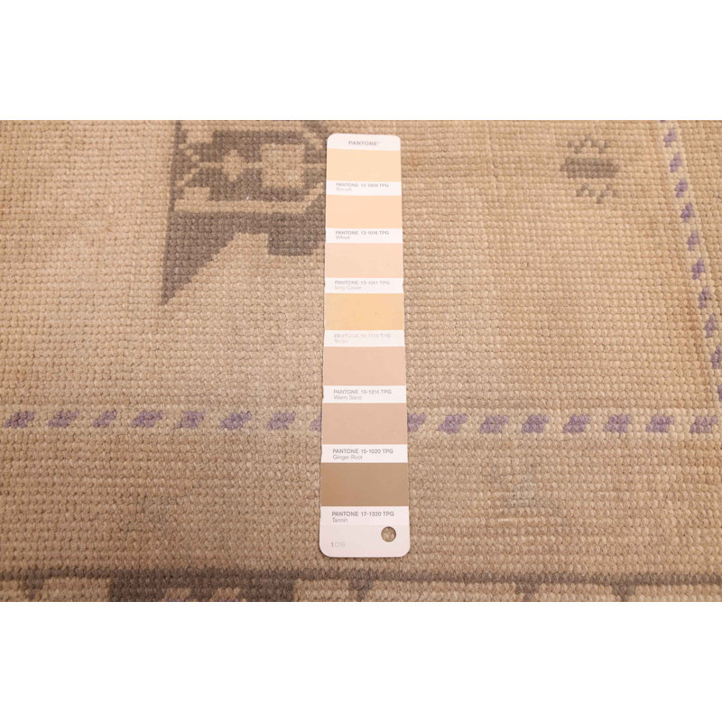 Tapis brun clair Melis 4 pi 4 po x 6 pi 3 po