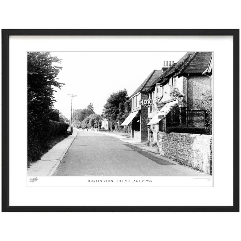 Rustington, The Village C1955 by Francis Frith - Single Picture Frame Print, 28cm H x 36cm W x 2.3cm D