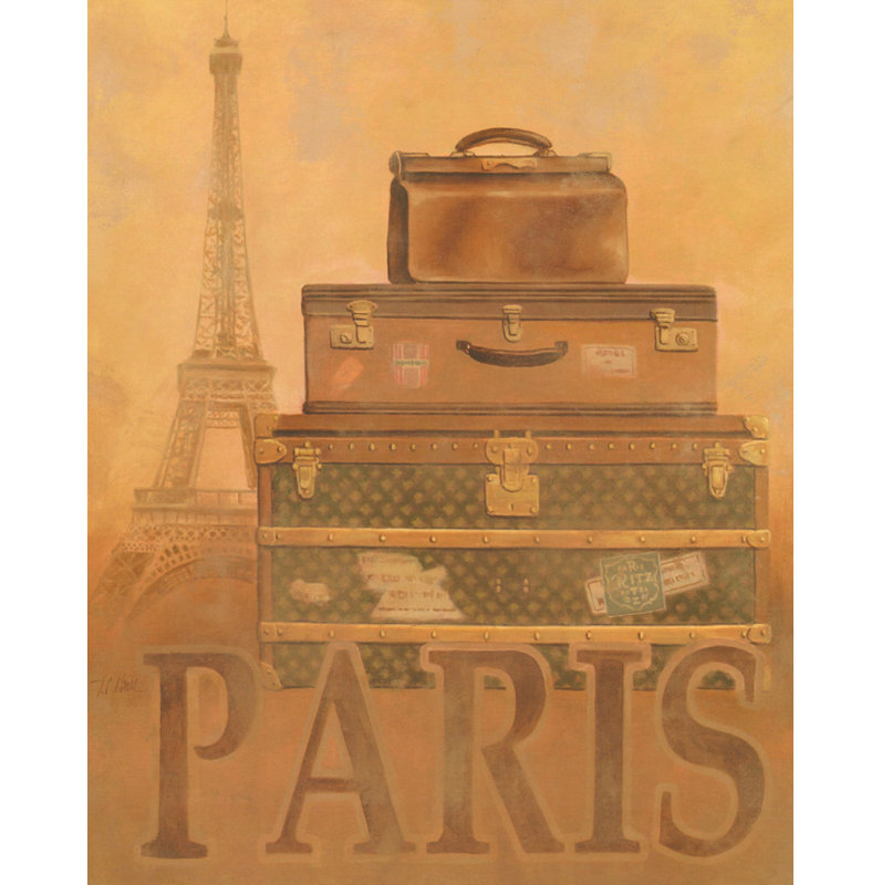 Voyage Paris, H 24 po x l 19 po