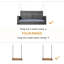 Support de balançoire de patio, capacité de 240 kg, pour pelouse et jardin, support robuste en métal blanc - Loisirs en plein air