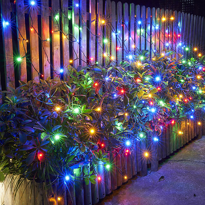 LED Solar Powered Cord String Light, 300 Lamps - 30 Metre Long
