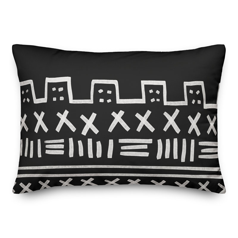 Tribal Reversible Throw Pillow