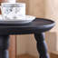 Table d'appoint ronde en bois massif | Petite table de chevet polyvalente pour chambre à coucher | Grand support à plante d'intérieur | Disponible en 3 hauteurs-1248028856