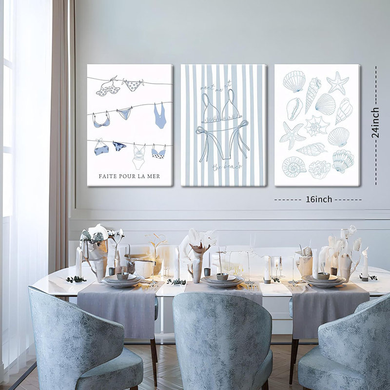 3 Piece Wrapped Canvas Print