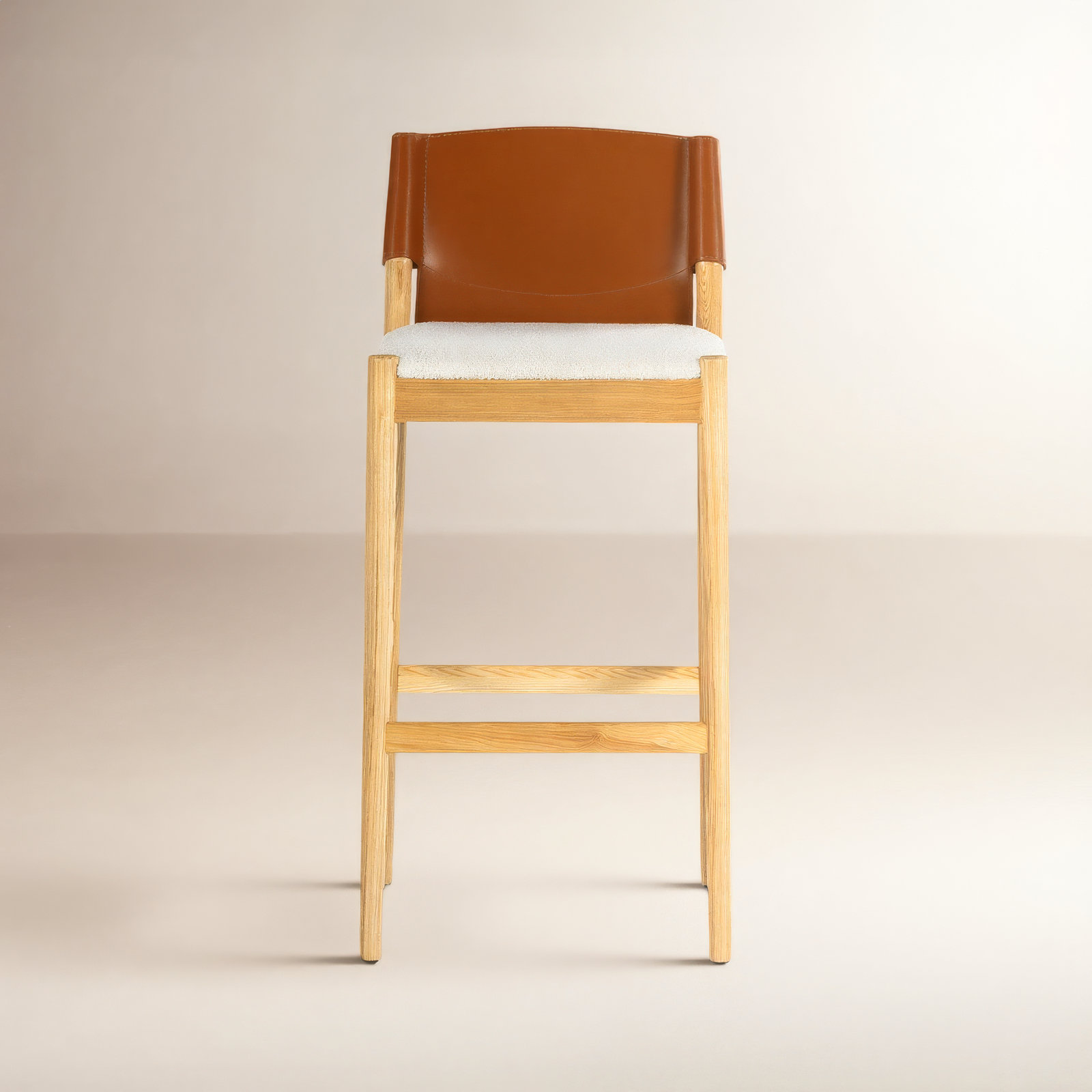 Kenon Stool, Bar Stool (30” Seat Height), Umber
