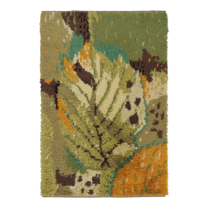 Vintage One-of-a-Kind 4'8" X 6'6" Hand Knotted Area Rug