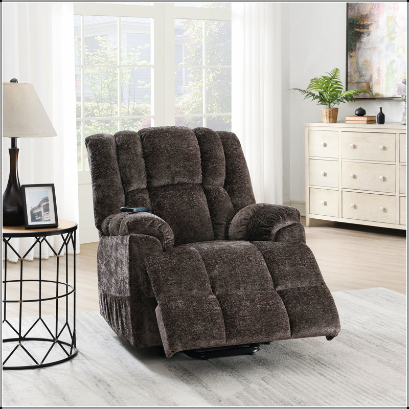 Fauteuil inclinable électrique Pacay Brown