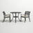 Coddington 2 - Person Patio Dining Set Umbrella Hole Included Round Table with Cushions Included-1763020160