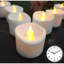 12 Pack Flickering Battery Operated Flameless Led Tea Light Candles with Timer,6 Hours on and 18 Hours Off, tealight Candles for Wedding,Halloween,Christmas,Festival..in Warm Yellow-235257801