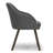 Ensminger 18.5'' H Faux Leather Upholstered Armchair