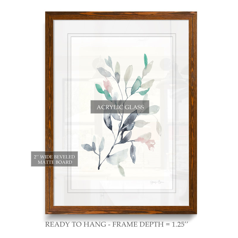« water branches ii » par paul cezanne-photo, reproduction d’art encadrée, H 30 po x l 22 po x P 1,25 po, Blanc