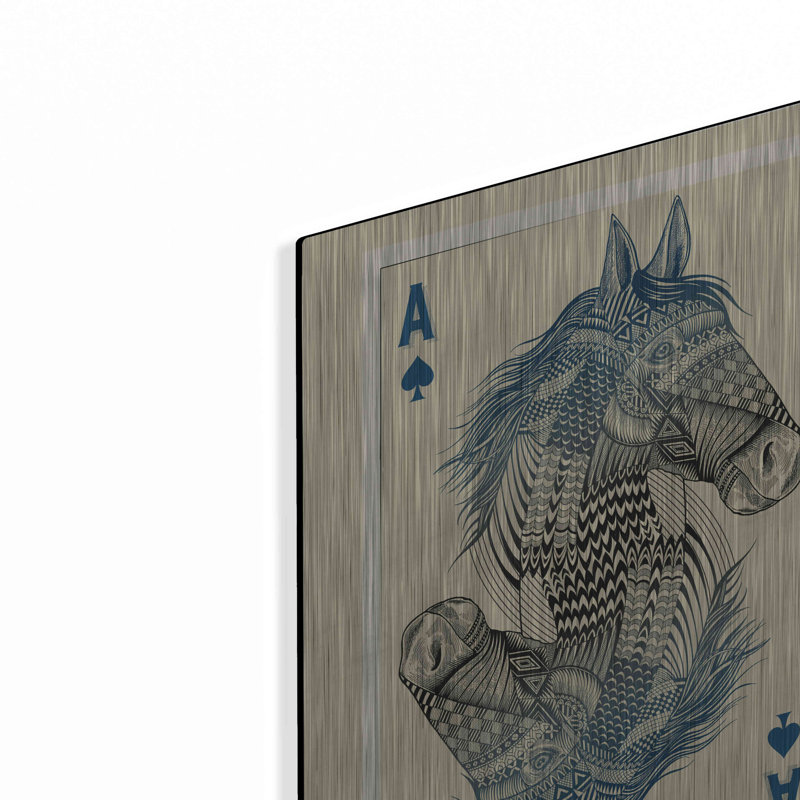 «Geo Horse» par Rachel Caldwell, H 16 po x l 12 po