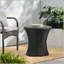 Table d'appoint polyvalente en rotin pour une utilisation intérieure et extérieure, améliorant les espaces-1346527767