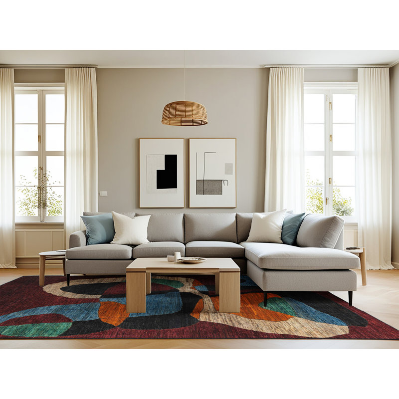 Angelyka Abstract Indoor Rug, Rectangle 8' x 10'