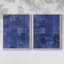 Impression encadrée bleue «I Premium» - prête à être accrochée - aucun clou requis - aucun clou requis-1921577892-1921577889