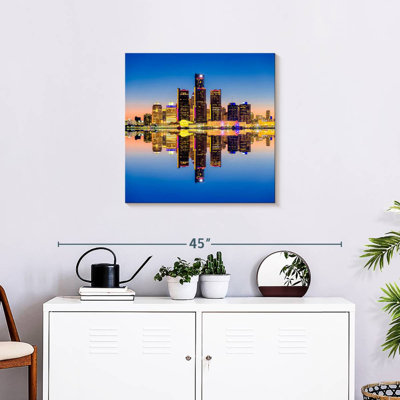 Nicci Detroit Sunset Reflection