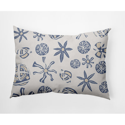 Geometric Outdoor Reversible Throw Pillow
