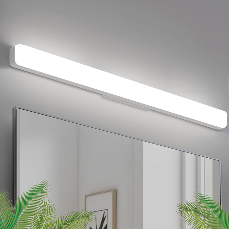 Barre lumineuse carrée / rectangulaire pour salle de bain à DEL 6500K