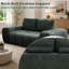 Upholstered 76 " Linen Loveseat