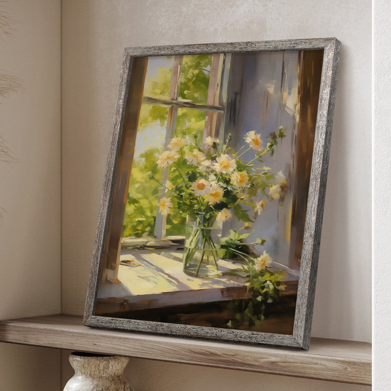 Reproduction encadrée FLORAL Series DCCLxxxviii - bois massif, H 15 po x l 12 po