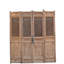 Portes moustiquaires pliantes en pin brut