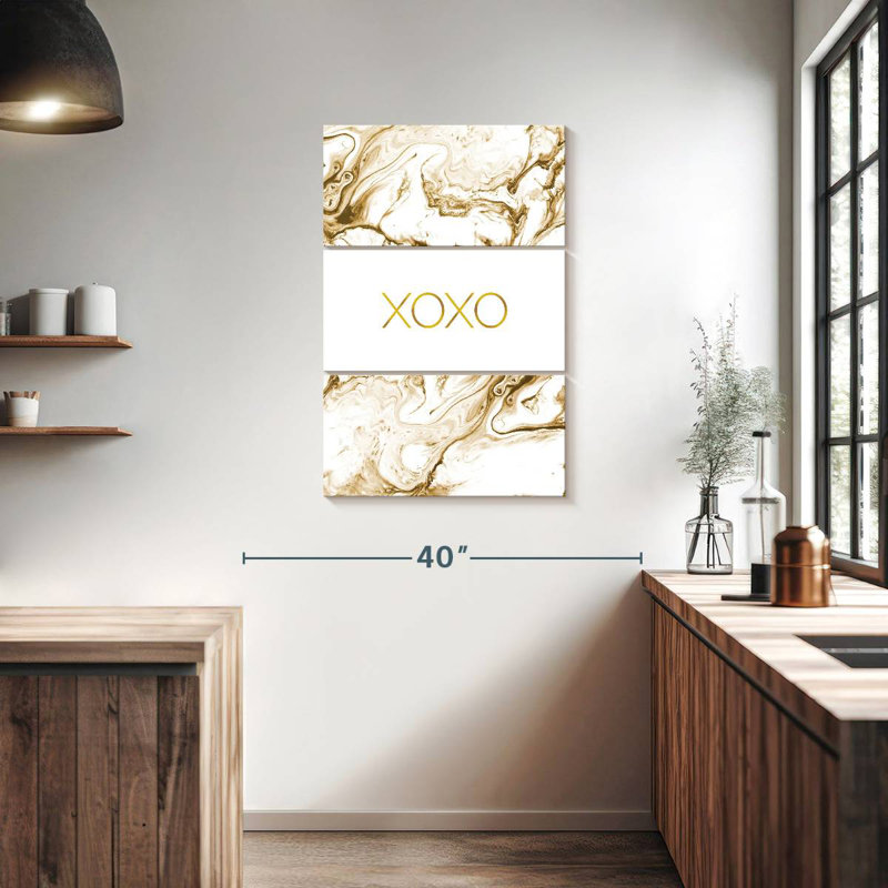 Tergel XOXO Typography, 38" H x 24" W