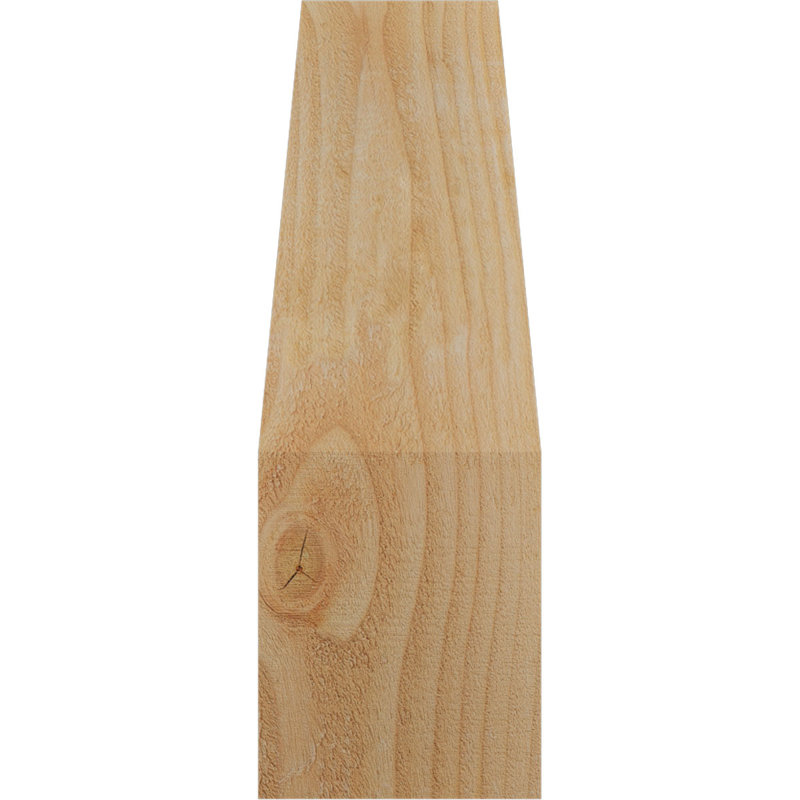 Attelle impériale du genou, Sapin de Douglas, Brute, H 20 po x l 6 po x P 12 po
