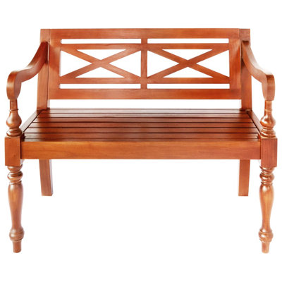 Dement Solid Wood Outdoor Bench