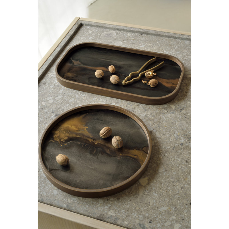 Linear Flow Decorative Tray