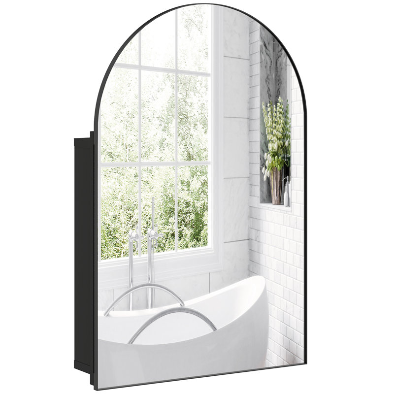 500mm W 760mm H Wall Mounted Required Medicine Cabinet Mirror