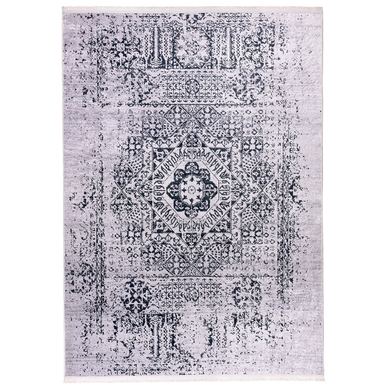 Tapis luxueux en velours, 5,9 x 9,5 pieds | 100% velours, hauteur de poils de 0,3 pouce | Dessous antidérapant, lavable à la machine, texture chenille, impression numérique | Idéal pour le salon, la chambre à coucher et la décoration intérieure