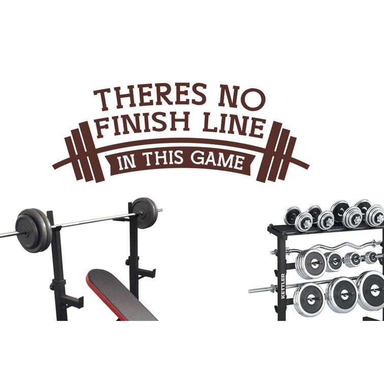Theres No Finish Line In This Game Wall Sticker