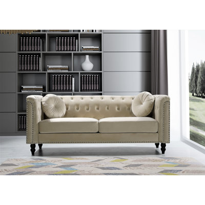 Canapé Chesterfield 76 po