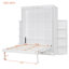 Lit escamotable rotatif peu encombrant, fabrication en MDF, style moderne pour le bureau à domicile