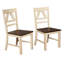 Chaise d'appoint en bois massif Rivington-40941637