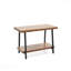 Table basse rustique en bois massif 39 po Store London