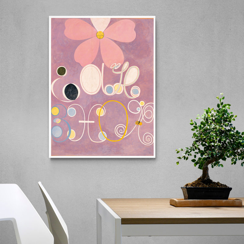 The Ten Largest No.5 Adulthood by Hilma AF Klint - Wrapped Canvas Print, 117cm H x 81cm W x 4cm D